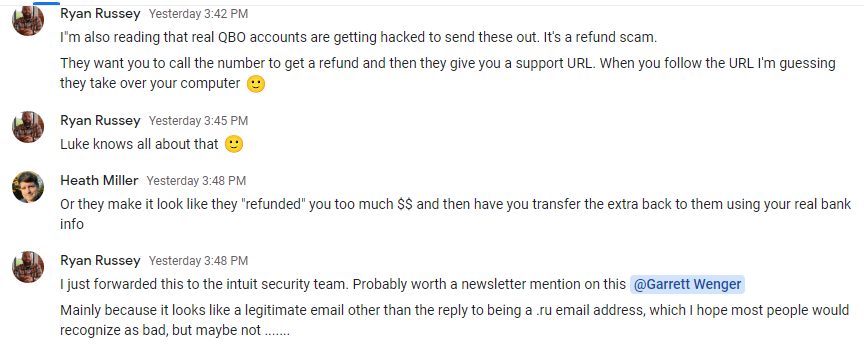 Quickbooks Online Hijacking